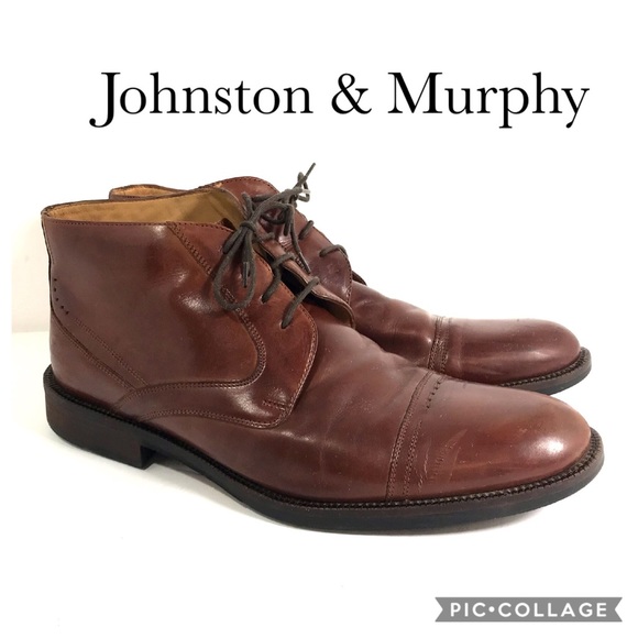 Johnston & Murphy Other - Johnston & Murphy chukka boots cap toe 10.5